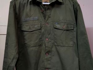 mens solid rugged shirt