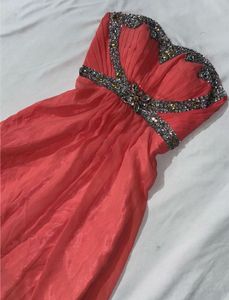 Peach Embellished Gown
