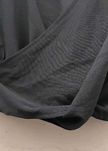 Elegant Black Wrap Top