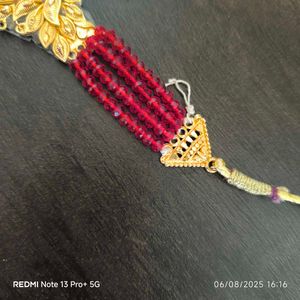 Peacock Beaded Necklace