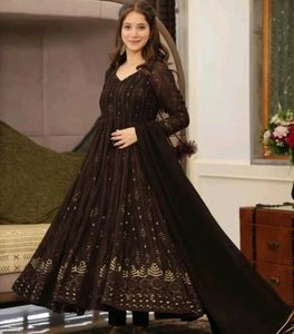 Black Sequence Gown