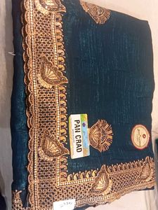 Elegant Embroidered Saree