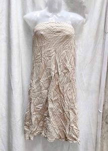 102310. Striped Strapless Dress