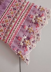 Embroidered Purple Kurti