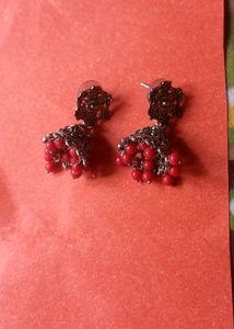 Owmen , Girls Two Chains And Ear Rings Combo