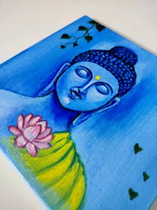 Buddha Acrylic Canvas Painting