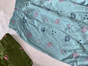 Combo :Girls&#39; Patterned Ruffle Shorts Bundle