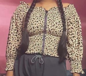 Tiger Print Top