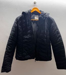 Black Puffer Padded Jacket