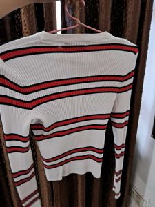 Striped Long Sleeve Top