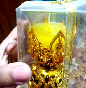 Red And Yellow Crown Candle Holder