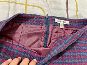 Checkered Mini Skirt