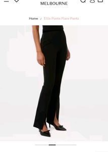 Forever New Flared High Waisted Pants