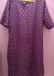 PURPLE 💜 KURTI 🥰