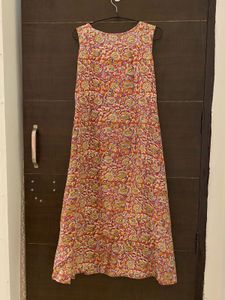 Floral Print Sleeveless Dress