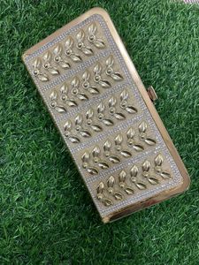 Golden Fancy Clutch
