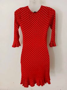 Y2K HOT RED DRESS
