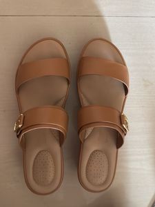 Bata Comfit Tan Casual Sandals