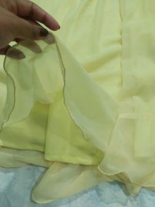Yellow Anarkali