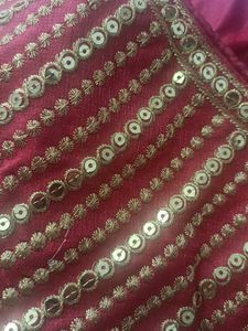 Red Sleeveless Blouse
