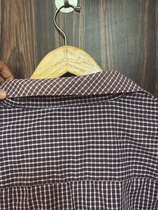 Lavender Check Shirt Men 💜
