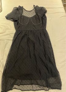 Polka Dot Mesh Dress