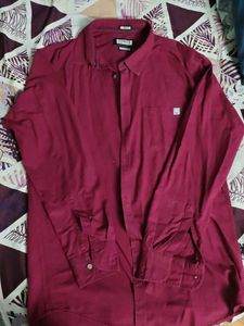 purple Long Sleeve Shirt