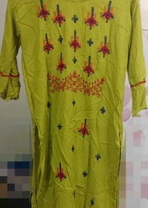 Chartreuse Tunic Top