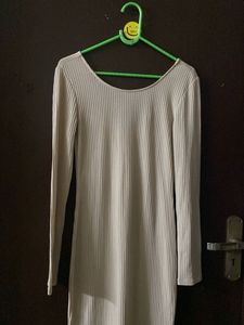Beige Bodycon With Side Slits Bust 34-36