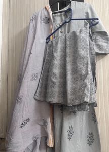 Suit Set With Pallazo And Dupatta