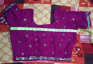 Purple 💜 Zari Work Saree