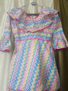 Cute Patterned winterwear Dress