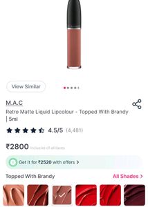 Mac Retro Matte Liquid Lipstick