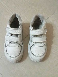 Kids White Casual Shoes