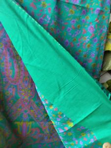 Floral Print Chiffon Saree