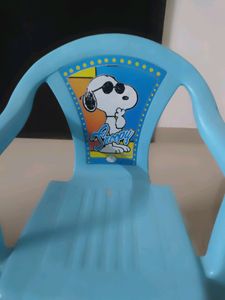 Kids Plastic Chair In Blue Colour