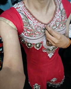 Beautiful Gown With Churidar Pant