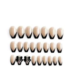 Press-On Nails - Maroon &amp; Glitter combo of 2 sets