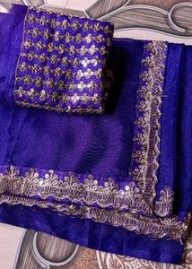 Elegant Purple Saree