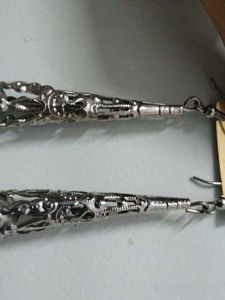 Dangling Silver Earrings