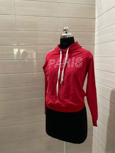 Red &#39;Paris&#39; Hoodie