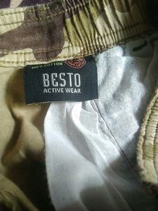Military pattern shorts