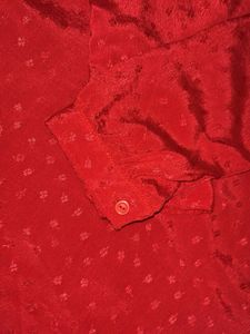 Red Vintage Style Top
