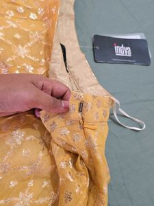 Chanderi Flared Skirt