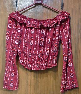 H&amp;M Off-Shoulder Top