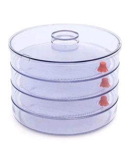 🆕 PLASTIC 4 COMPARTMENT SPROUT MAKER, WHITE