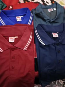 Blue Striped Polo Shirt (any 2) &#34;S&#34; Size
