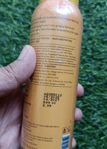 Sunscreen Mist Spray