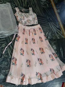 Baby Pink New Lehenga Choli Set
