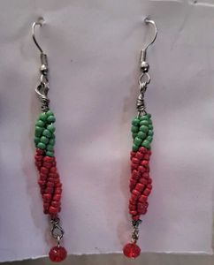 Earrings That Look Like Red Chilli Pepper 🌶️